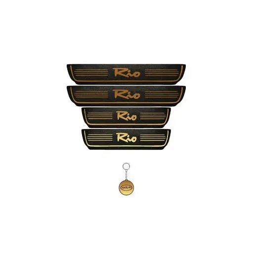برچسب پارکابی خودرو لندمون کد LMm0064 MT کیا ریو مجموعه 4 عددی به همراه جا کلیدی