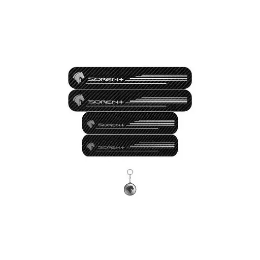 برچسب پارکابی خودرو لندمون کد LC014 MS سمندسورن پلاس مجموعه 4 عددی به همراه جاکلیدی