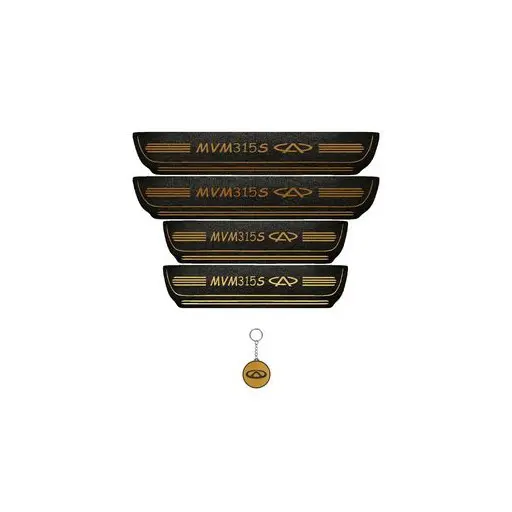 برچسب پارکابی خودرو لندمون کد LMm0058 MT ام وی ام 315s مجموعه 4 عددی به همراه جا کلیدی