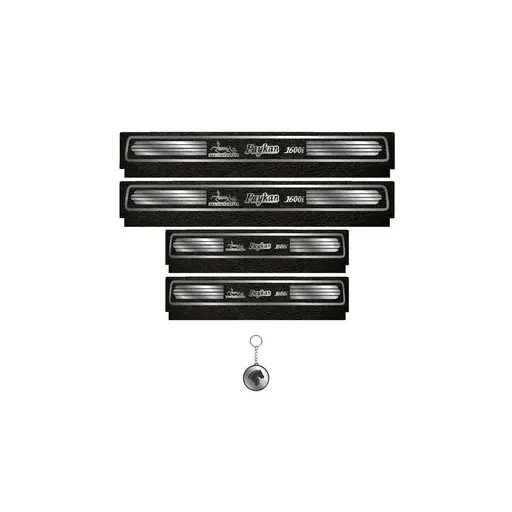 برچسب پارکابی خودرو لندمون کد LM104 MS پیکان مجموعه 4 عددی به همراه جا کلیدی