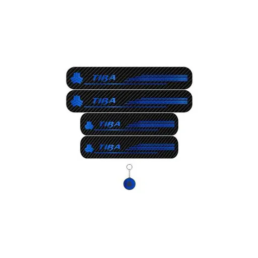 برچسب پارکابی خودرو لندمون کد LC009 MB تیبا مجموعه 4عددی به همراه جاکلیدی