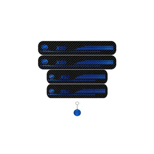 برچسب پارکابی خودرو لندمون کد LC060 MB لیفانX50 مجموعه 4 عددی به همراه جاکلیدی