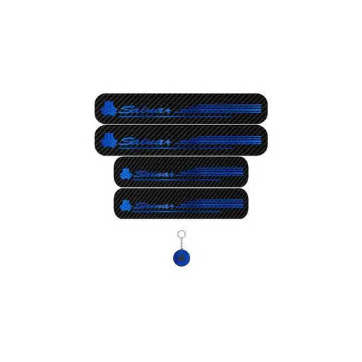برچسب پارکابی خودرو لندمون کد LC002 MB سایناپلاس مجموعه 4 عددی به همراه جاکلیدی