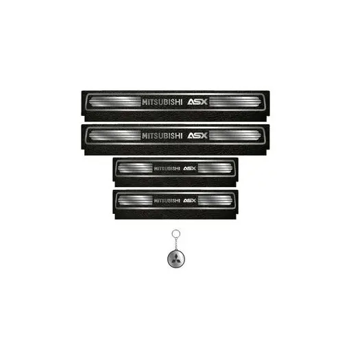 برچسب پارکابی خودرو لندمون کد LM103 MS میتسوبیشی ASX مجموعه 4 عددی به همراه جا کلیدی