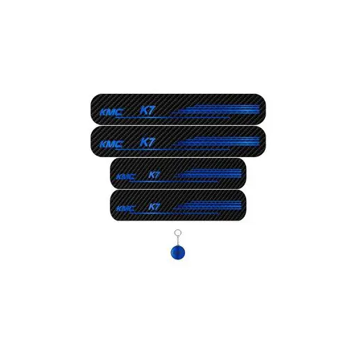 برچسب پارکابی خودرو لندمون کد LC027 MB جک K7 مجموعه 4 عددی به همراه جاکلیدی