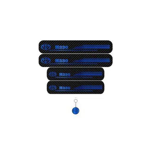 برچسب پارکابی خودرو لندمون کد LC040 MB برلیانس H330 مجموعه 4 عددی به همراه جاکلیدی