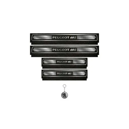 برچسب پارکابی خودرو لندمون کد LM080 MS پژو 405 مجموعه 4 عددی به همراه جا کلیدی