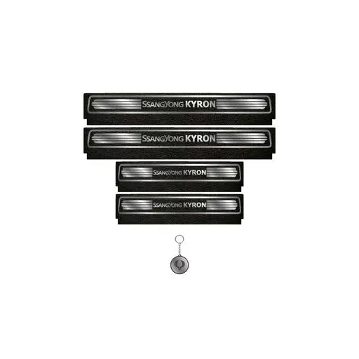 برچسب پارکابی خودرو لندمون کد LM122 MS کایرون مجموعه 4 عددی به همراه جا کلیدی