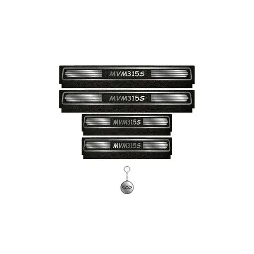 برچسب پارکابی خودرو لندمون کد LM240 MS ام وی ام 315s مجموعه 4 عددی به همراه جا کلیدی
