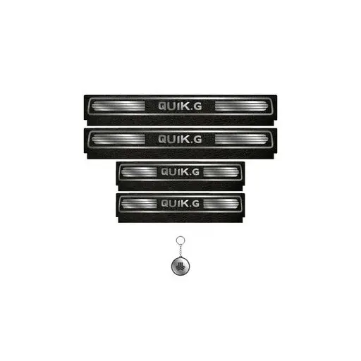 برچسب پارکابی خودرو لندمون کد LM244 MS کوییک جی مجموعه 4 عددی به همراه جا کلیدی
