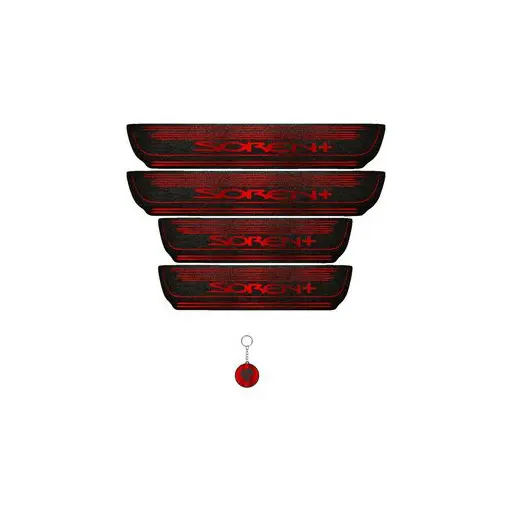 برچسب پارکابی خودرو لندمون کد LM031 MR سورن پلاس مجموعه 4 عددی به همراه جاکلیدی