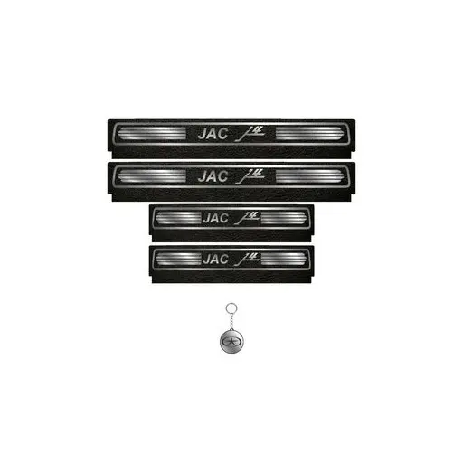 برچسب پارکابی خودرو لندمون کد LM243 MS جک J4 مجموعه 4 عددی به همراه جا کلیدی