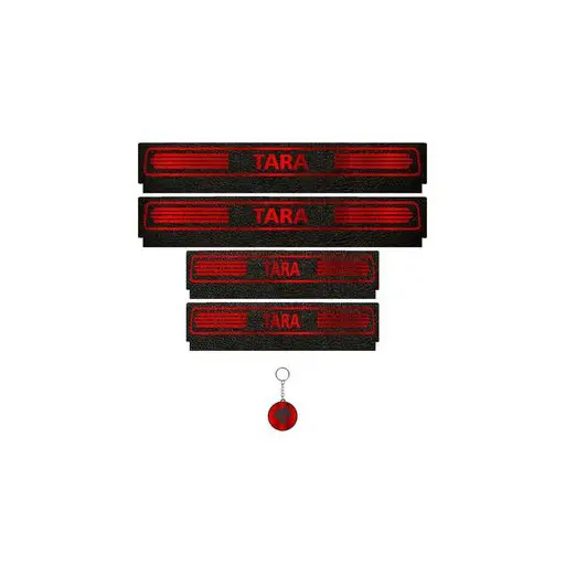 برچسب پارکابی خودرو لندمون کد LM039 MR تارا مجموعه 4 عددی به همراه جاکلیدی