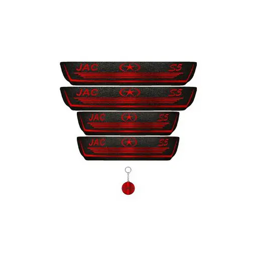 برچسب پارکابی خودرو لندمون کد LM012 MR جک S5 به همراه جاکلیدی مجموعه 4 عددی