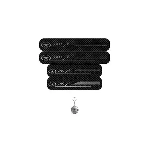 برچسب پارکابی خودرو لندمون کد LC026 MS جک J4 مجموعه 4 عددی به همراه جاکلیدی
