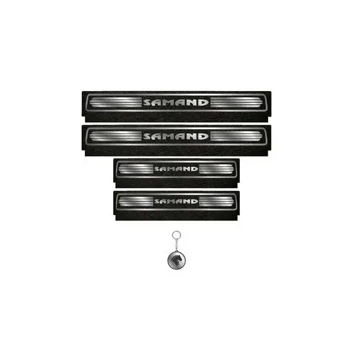 برچسب پارکابی خودرو لندمون کد LM108 MS سمند مجموعه 4 عددی به همراه جاکلیدی