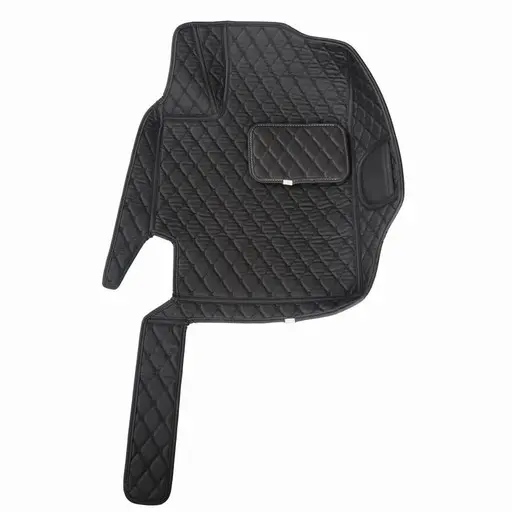 کفپوش 6D شاهین آدا تمام چرم مشکی