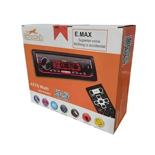 ضبط و پخش بلوتوثی خودرو چیتا سری E max پنل جدا شدنی