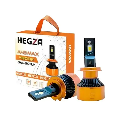 هدلایت زیمر A43 Max مدل 55W توان روشنایی 5500LM پایه H4