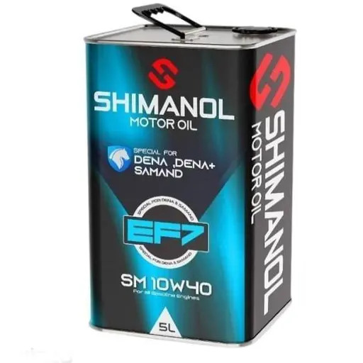 روغن موتور شیمانول مدل 10W40 سطح کیفی SM مدل EF7 فلزی 5 لیتری