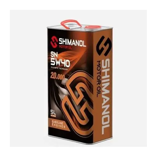روغن موتور شیمانول مدل 5W40 سطح کیفی SN فلزی 5 لیتری
