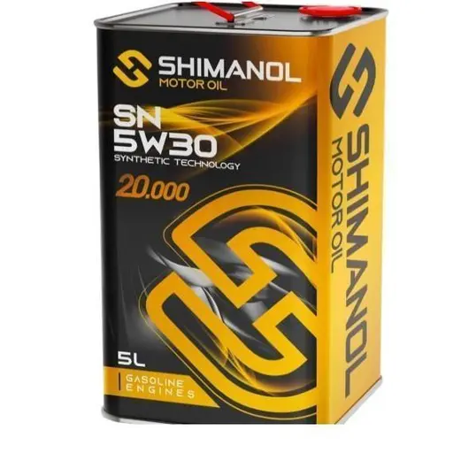 روغن موتور شیمانول مدل 5W30 سطح کیفی SN فلزی 5 لیتری