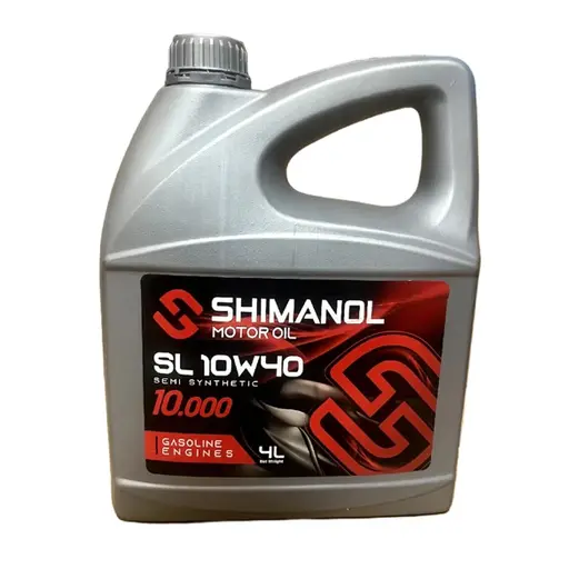 روغن موتور شیمانول مدل 10W40 سطح کیفی SL چهار لیتری مدل ده‌ هزار