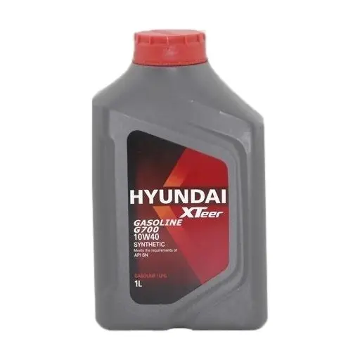 روغن موتور هیوندای اکستیر G700 10W40 API SN حجم 1 لیتر پلاستیکی