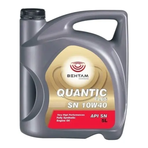 روغن موتور بهتام QUANTIC PLUS 10W40 API SN حجم 5 لیتر پلاستیکی