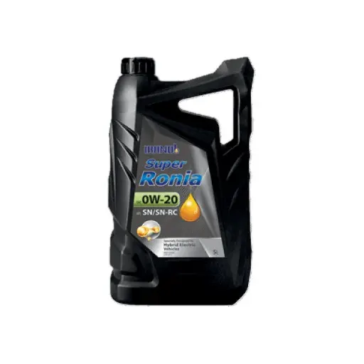 روغن موتور ایرانول SUPER RONIA 0W20 API SN حجم 5 لیتر پلاستیکی