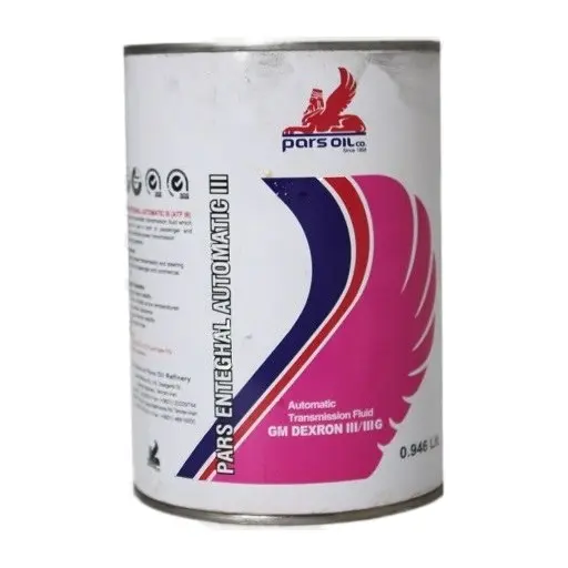 روغن گیربکس اتوماتیک نفت پارس انتقال ATF III حجم 1 لیتر فلزی