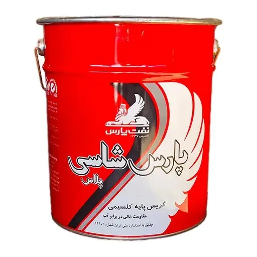 گیریس نفت پارس پایه کلسیم مدل 3+ حجم 35 پوندی فلزی