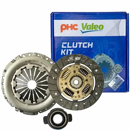 دیسک و صفحه پژو پارس XU7 ایساکو با بلبرینگ کد 0670302914 مدل پری‌دمپر 4 فنر دوبل - والئو