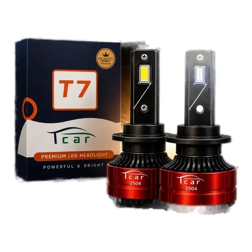 هدلایت تیکار مدل t7 پایه H3 با 20000 لومن سفید یخی