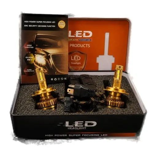 هدلایت GOLD TCAR مدل 150 وات h7 نور قوی