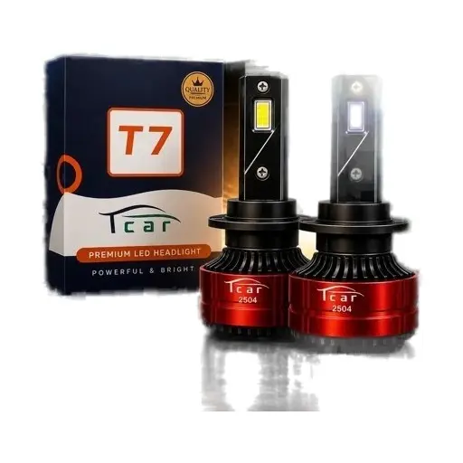 هدلایت T7 تیکار پایه 9005 با 20000 لومن سفید یخی