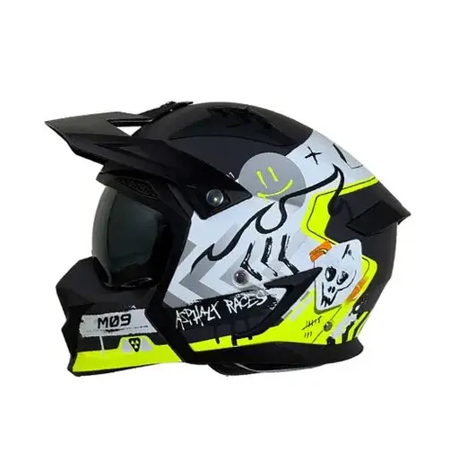 کلاه کاسکت راپیدو فک جداشونده مدل 890 سایز XL YELLOW