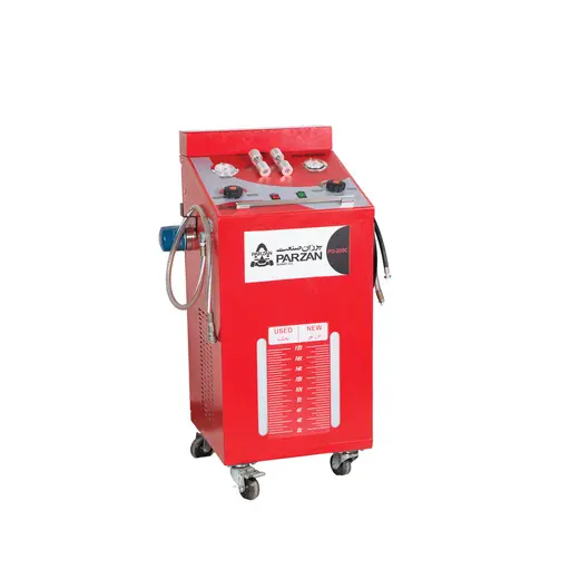 دستگاه تخلیه شستشو و شارژ روغن گیربکس اتوماتیک پرزان صنعت مدل PO-220-C