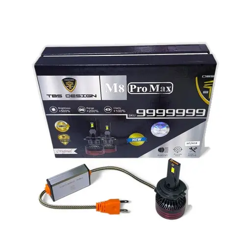 هدلایت تی بی اس M8Pro Max بسته دوعددی پایه H3