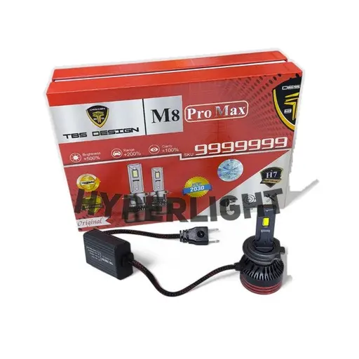 هدلایت تی بی اس مدل M8 Pro Max اورجینال بسته دوعددی با گارانتی پایه 9005